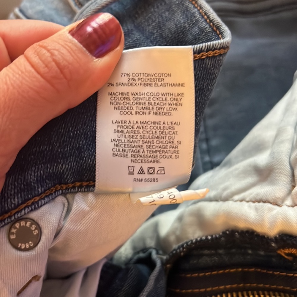 Express Ripped Cropped Jeans - Picture 6 of 7